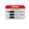 Mini Button Dual Revolution Amber/Purple LED