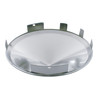 Universal Chrome Pointed Front Hub Cap - 1" Lip