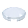 4 Even Notched Chrome Pointed Front Hub Cap - 1" Lip