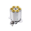 Chrome Aluminum Gun Cylinder Steering Wheel Spinner