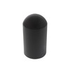 33mm x 3 3/4" Black Dome Nut Cover - Thread-On