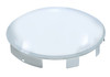 6 Uneven Notched Chrome Dome Front Hub Cap - 1" Lip