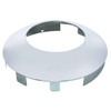 Universal Chrome Front Hub Cap w/ Hubometer Hole - 1" Lip