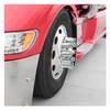 33mm X 4 1/4" Chrome Plastic Tall Cylinder Nut Cover - Thread-On
