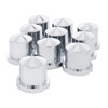 15/16" X 1 1/2" Chrome Plastic Pointed Nut Cover - Push-On