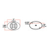 Marker M3 Style Dual Revolution Amber/Green LED (4 Diodes)