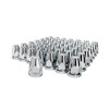 33mm X 2-3/4" Chrome Plastic Original Nut Cover - Push-On (60 Pack)