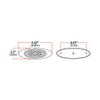 Generation 1 Amber LED Replacement for Panelite M1 (16 Diodes)
