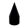 33mm x 4 1/8" Black Spike Nut Cover - Thread-On