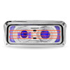 Heated Chrome Backlit LED Projector Headlight Assembly