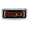 Heated Chrome Backlit LED Projector Headlight Assembly
