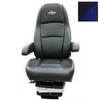 Black / Blue Insert - Dual Armrests Atlas II DLX Leatherette Seat Without Heat