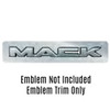 Rectangular Mack Door Logo Trim