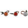 Bulls-Eye - Red LED Light / Clear Lens with (2) 180 Bullet Plugs