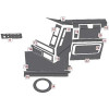 Freightliner Classic/FLD Interior Lower Cab Trim Pieces - Passenger Side Lower Vent Trim