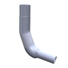 8" - 5" Left Exhaust Elbow KW W/ 40" Boxes and Single Muffler