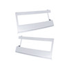 Chrome Plastic Turn Signal Bezels For 2018-2022 Freightliner Cascadia (Pair)