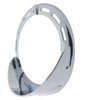 Round Turn Signal Light Bezel With Up Side Down Visor