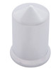 1-1/2" X 3" Chrome Plastic Pointed Nut Covers - Push-On (20-Pack)