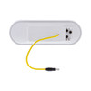 13 LED 6" Oval Double Fury (Stop, Turn & Tail) With Warning Light - Red & Amber LED/Clear Lens