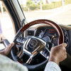 18" YourGrip Leather And Wood Steering Wheel For 2012-2021 Peterbilt 579 & 2013-2021 Kenworth T680
