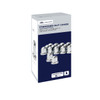 33mm x 2-7/16" Chrome Plastic Standard Nut Covers With Flange - Push-On