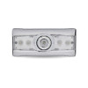 CHROME PETERBILT LED INTERIOR PROJECTOR DOME & MAP LIGHT WITH 6-COLOR AUXILIARY LED