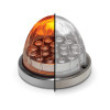 AMBER CLEARANCE &amp; MARKER TO WHITE AUXILIARY WATERMELON LED LIGHT - 19 DIODES