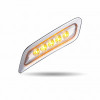 PETERBILT DUAL REVOLUTION AMBER TURN & MARKER TO BLUE AUXILIARY LED DOOR LIGHT - DRIVER SIDE
