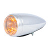 CHROME STEEL BULLET SPYDER LED TURN/MARKER LIGHT