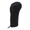 NEOPRENE BLACK GEAR SHIFT KNOB COVER- Red Stitching