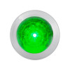 DUAL FUNCTION 1″ MINI PUSH/SCREW WATERMELON LED LIGHT WITH CHROME PLASTIC BEZEL