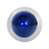 DUAL FUNCTION 1″ MINI PUSH/SCREW cLED LIGHT WITH CHROME PLASTIC BEZEL