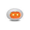 3/4" AMBER MARKER OVAL LED LIGHT - 2 DIODES