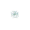 IRON CROSS ACCENT WITH SILVER COLORED STICKER