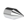 15/16" X 2-1/2" CHROME PLASTIC SPIKE NUT COVER - PUSH-ON (COLOR BOX OF 60)