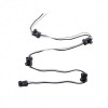 2 PRONG PLUG WIRING HARNESS WITH 5 PLUGS & 7" LEAD