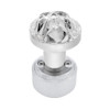 SKULL THREAD-ON SHIFT KNOB & ADAPTER FOR EATON FULLER STYLE 9/10 SHIFTER - CHROME