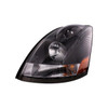 BLACK HEADLIGHT FOR 2003-2017 VOLVO VN/VNL - DRIVER