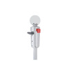 Chrome Ball 13/15/18 Speed Gearshift Knob w/ Adapter