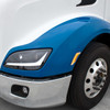 12 Amber LED Fender Turn Signal Light For Peterbilt 579 (2014-2019) & 587 (2011-2019) Clear Lens - Passenger