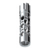 M30X3.5 THREAD-ON AUSTIN STYLE GUN CYLINDER GEARSHIFT KNOB - CHROME