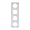 430 Stainless Steel Front Air Cleaner Bracket With Four 2" Round Light Cutouts (Pair)
