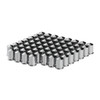 1-1/2" X 3" CHROME PLASTIC POINTED NUT COVERS - PUSH-ON (COLOR BOX OF 60)