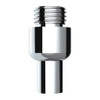CHROME ALUMINUM AIR VALVE ADAPTER WITH M30X3.5 THREADS