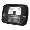 ULTRALIT - HEATED 5"X7" LED HEADLIGHT WITH WHITE POSITION LIGHT