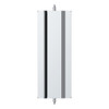 6" X 16" 430 STAINLESS STEEL WEST COAST MIRROR WITH CONVEX LOWER MIRROR - NON HEATED