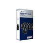 1-1/2" X 2-3/4" MATTE BLACK PAINTED PLASTIC BULLET NUT COVERS - PUSH-ON (COLOR BOX OF 20)