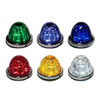 Glass Surface Mount Green Watermelon With Light