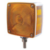 Square Double Face Turn Signal Light W/ Single Stud